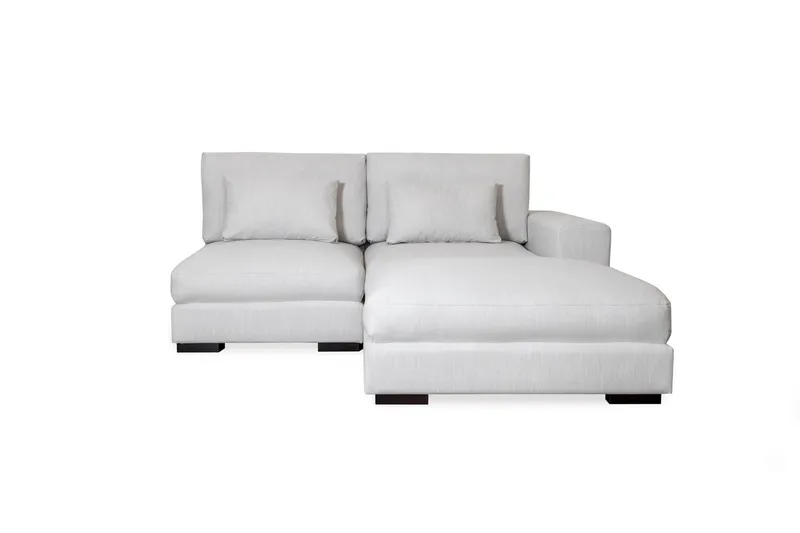 Dubai Divansoffa Höger Extra Djup - Beige - Products - Möbler - Soffa - Modulsoffa - Komplett modulsoffa