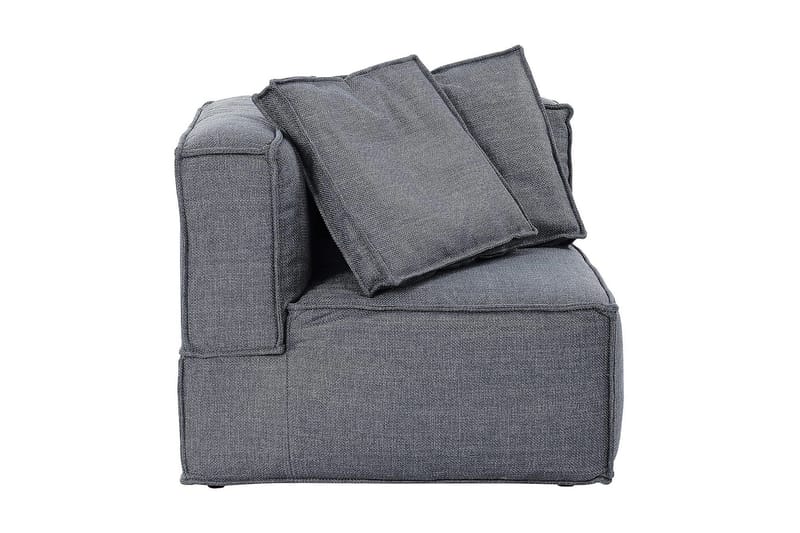 Oceanis Hörnmodul/armstödsmodul höger - Mörkgrå - Products - Möbler - Soffa - Modulsoffa - Hörnmodul