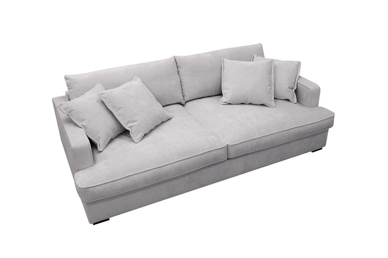 Rossita Lyx 2,5-sits Extra djup Soffa i Chenille - Grå - Products - Möbler - Soffa - 3 sits soffa