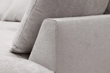 Rossita Lyx 5-sits Vänstervänd U-formad Extra djup Soffa med Divan och Schäslong i Chenille - Grå/Brun - Products - Möbler - Soffa - U-soffa