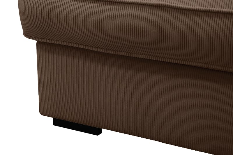 Rossita Lyx 5-sits Vänstervänd U-formad Extra djup Soffa med Divan och Schäslong i Manchester - Mörkbrun - Products - Möbler - Soffa - U-soffa