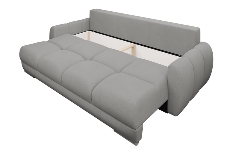 Simerly Soffa 3-sits i Plysch - Gul - Products - Möbler - Soffa - 3 sits soffa