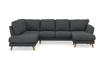 Trend Lyx 4-sits Vänstervänd U-formad Soffa med Divan och Schäslong i Manchester