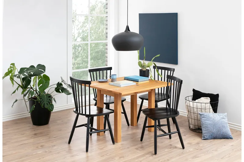 Alegra Matstol - Svart - Products - Möbler - Fåtölj & stolar - Pinnstol