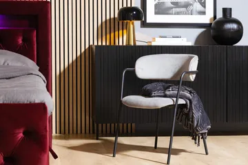 Arrow Fåtölj - Grå/Svart - Products - Möbler - Fåtölj & stolar - Matstol & köksstol