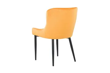 Colino Stol 2-Pack Sammet - Gul - Products - Möbler - Fåtölj & stolar - Matstol & köksstol