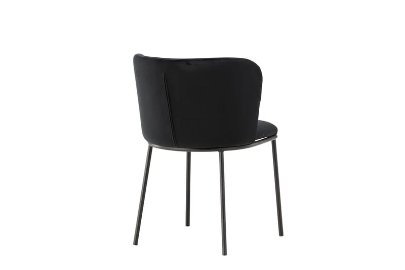 Edina Matstol - Svart - Products - Möbler - Fåtölj & stolar - Matstol & köksstol