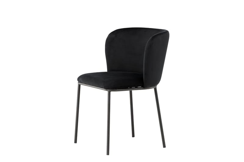 Edina Matstol - Svart - Products - Möbler - Fåtölj & stolar - Matstol & köksstol
