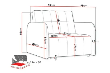 Denegal Bäddfåtölj Brown - Products - Möbler - Fåtölj & stolar - Fåtölj - Bäddfåtölj