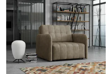 Denegal Bäddfåtölj Brown/Beige - Products - Möbler - Fåtölj & stolar - Fåtölj - Bäddfåtölj