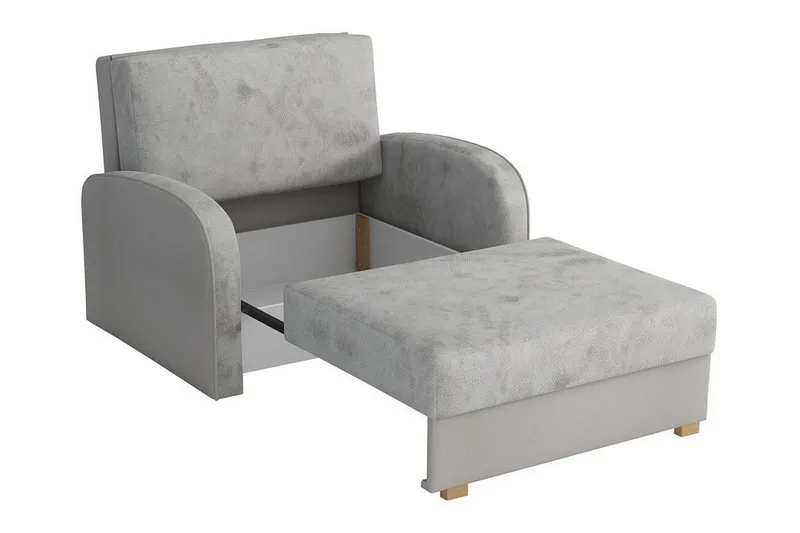 Denegal Bäddfåtölj Ljusgrå - Products - Möbler - Fåtölj & stolar - Fåtölj - Bäddfåtölj