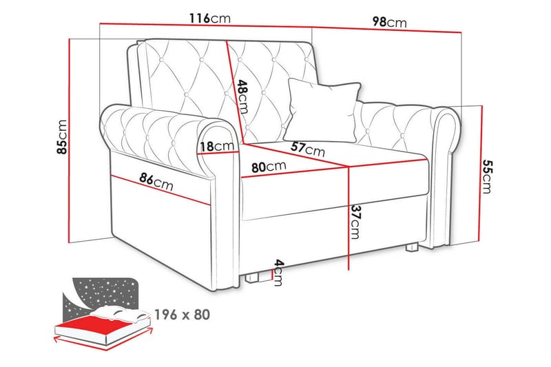 Denegal Bäddfåtölj - Products - Möbler - Fåtölj & stolar - Fåtölj - Bäddfåtölj