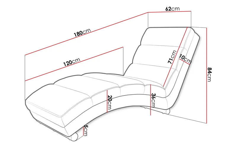Regalado Liggfåtölj - Ljusgrå - Products - Möbler - Fåtölj & stolar - Fåtölj - Liggfåtölj