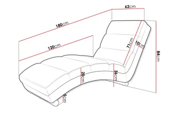 Regalado Liggfåtölj - Vit - Products - Möbler - Fåtölj & stolar - Fåtölj - Liggfåtölj