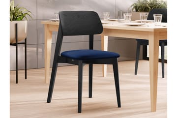 Ferrara Matstol - Blå/Svart - Products - Möbler - Fåtölj & stolar - Matstol & köksstol