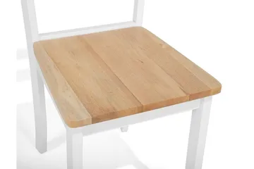 Georgia Stol Set Om 2 St - Vit - Products - Möbler - Fåtölj & stolar - Matstol & köksstol