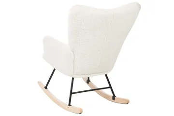 Gungstol Oulu - Vitt, svart, ljust trä - Products - Möbler - Fåtölj & stolar - Fåtölj