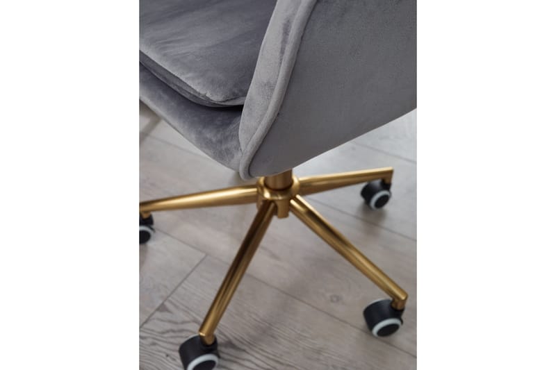 Hubdam Kontorsstol - Grå/Silver - Products - Möbler - Fåtölj & stolar - Kontorsstol & skrivbordsstol