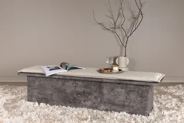Kellogg Sittbänk 160 cm - Grå - Products - Möbler - Fåtölj & stolar - Sittbänk