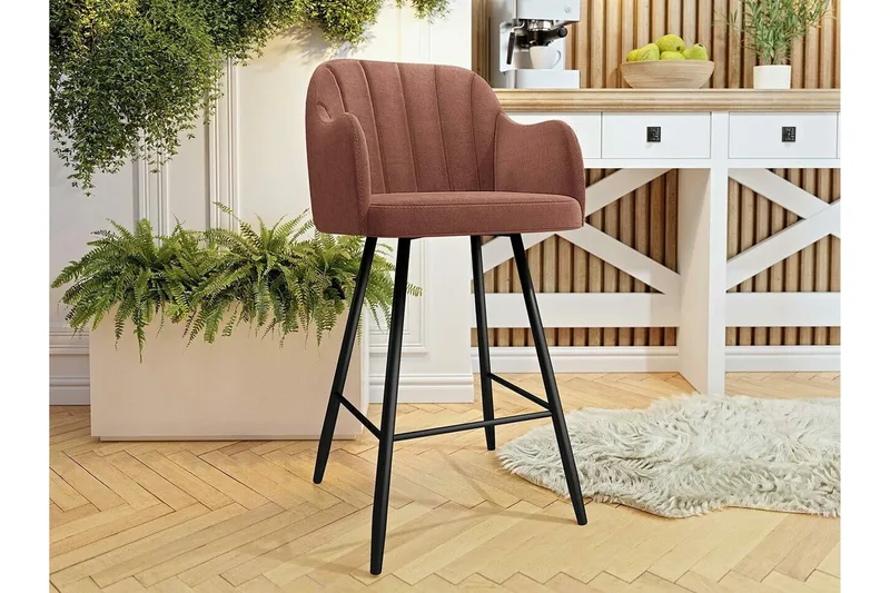 Kintore Barstol - Svart - Products - Möbler - Fåtölj & stolar - Barstol & barpall