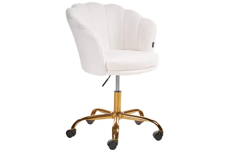 Kontorsstol Monticello Vitt/guld/svart - Vitt/guld/svart - Products - Möbler - Fåtölj & stolar - Kontorsstol & skrivbordsstol