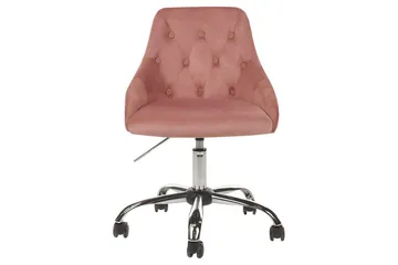 Kontorsstol Parrish Rosa/svart/silver - Rosa/svart/silver - Products - Möbler - Fåtölj & stolar - Kontorsstol & skrivbordsstol