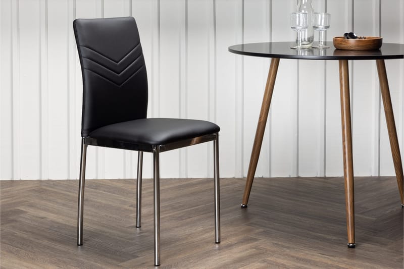 Lily Matstol - Svart - Products - Möbler - Fåtölj & stolar - Matstol & köksstol