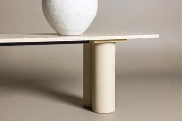 Matbänk Olivia 40x180x45 cm - Vit - Products - Möbler - Fåtölj & stolar - Sittbänk