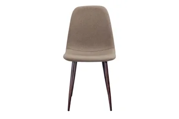 Nibe Matstol - Brun/Metallben Valnöt - Products - Möbler - Fåtölj & stolar - Matstol & köksstol