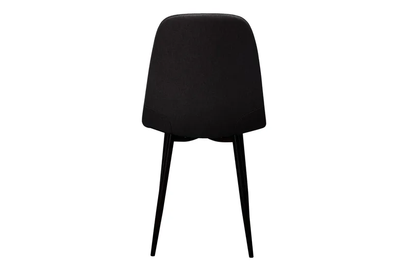 Nibe Matstol - Svart/Metallben Svart - Products - Möbler - Fåtölj & stolar - Matstol & köksstol