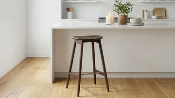 Norden Barstol i trä – barstol utan rygg för kök & bar - Valnöt - Products - Möbler - Fåtölj & stolar - Barstol & barpall