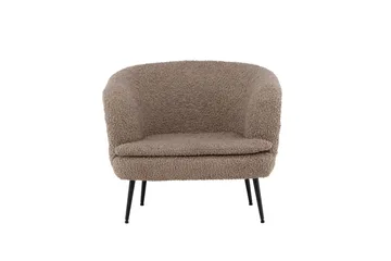 Nordkoster Loungefåtölj - Svart/Beige - Products - Möbler - Fåtölj & stolar - Fåtölj