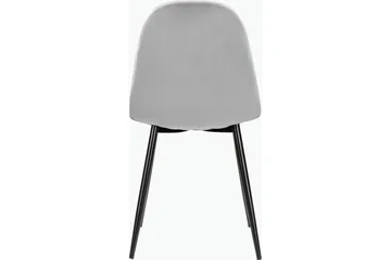 Oktoos Matstol - Grå/Svart - Products - Möbler - Fåtölj & stolar - Matstol & köksstol