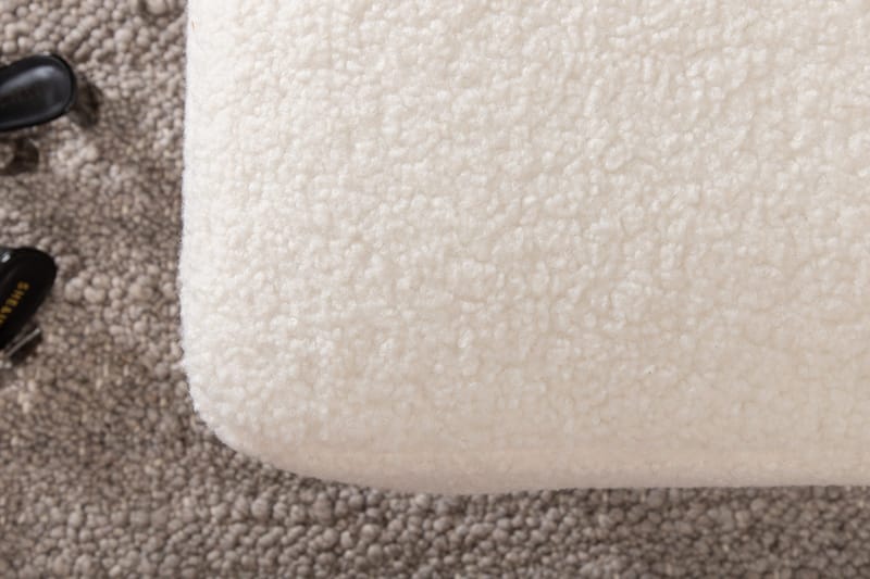 Boom Sittpuff - Vit - Products - Möbler - Fåtölj & stolar - Pall & puff - Sittpuff