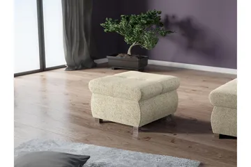 Cerys Fotpall 60 cm - Beige - Products - Möbler - Fåtölj & stolar - Pall & puff - Fotpallar