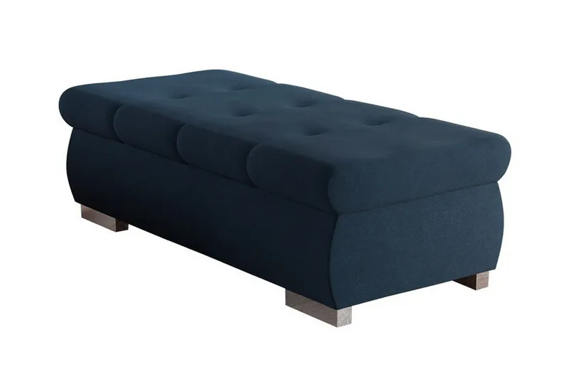 Cerys Fotpall 60 cm, Blå