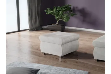 Cerys Fotpall 60 cm - Grå - Products - Möbler - Fåtölj & stolar - Pall & puff - Fotpallar