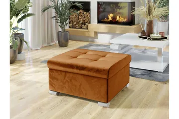 Dynir Fotpall 68 cm - Orange - Products - Möbler - Fåtölj & stolar - Pall & puff - Fotpallar