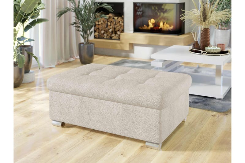 Dynir Fotpall 70 cm - Beige - Products - Möbler - Fåtölj & stolar - Pall & puff - Fotpallar