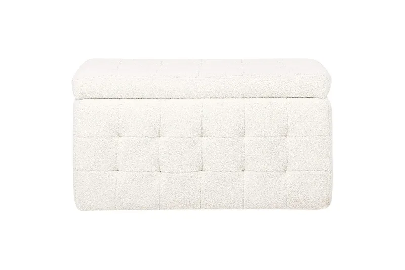 Fotpall Michigan Vit - Vit - Products - Möbler - Fåtölj & stolar - Pall & puff - Fotpallar