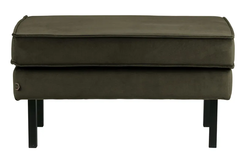 Lissbon Fotpall Sammet - Mörkgrön - Products - Möbler - Fåtölj & stolar - Pall & puff - Fotpallar