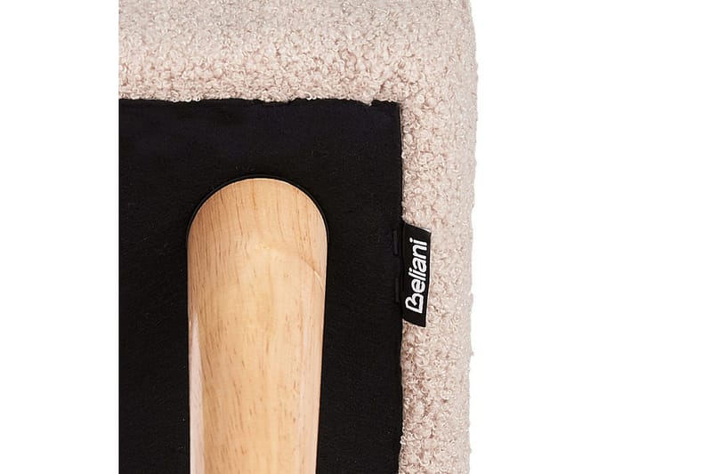 Pall Takoma Beige/ljust trä - Beige/ljust trä - Products - Möbler - Fåtölj & stolar - Pall & puff - Fotpallar