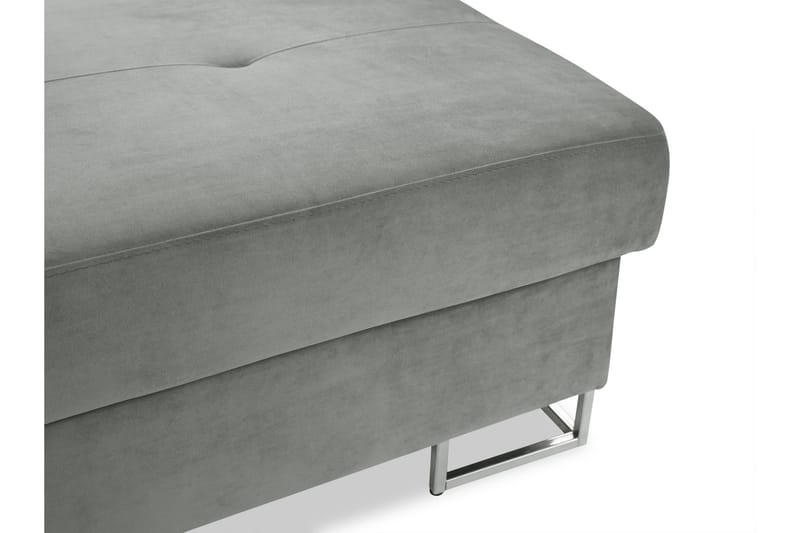 Reginia Fotpall 104 cm - Svart/Mörkgrå - Products - Möbler - Fåtölj & stolar - Pall & puff - Fotpallar