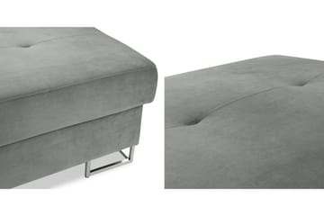 Reginia Fotpall 104 cm - Vit - Products - Möbler - Fåtölj & stolar - Pall & puff - Fotpallar