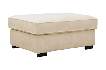 Rossita Fotpall i chenille, Beige