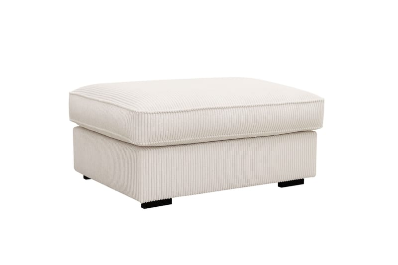 Rossita lyx Fotpall - Offwhite Manchester - Products - Möbler - Fåtölj & stolar - Pall & puff - Fotpallar