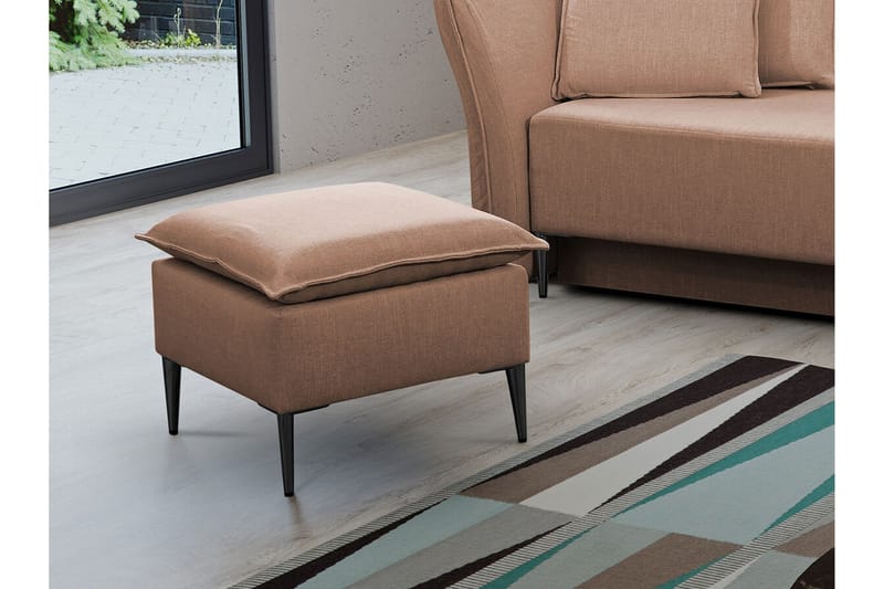 Staffin Fotpall 50 cm beige - Products - Möbler - Fåtölj & stolar - Pall & puff - Fotpallar