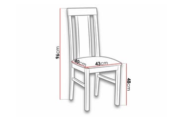 Patrickswell Matstol Black - Products - Möbler - Fåtölj & stolar - Matstol & köksstol