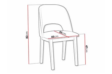 Patrickswell Matstol - Brun - Products - Möbler - Fåtölj & stolar - Matstol & köksstol