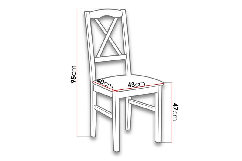 Patrickswell Matstol - Brun - Products - Möbler - Fåtölj & stolar - Matstol & köksstol